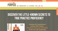 Desktop Screenshot of lawyerswithpurpose.com