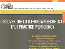 Tablet Screenshot of lawyerswithpurpose.com